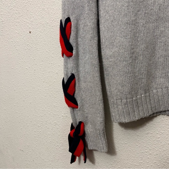 Boden Angelica Knit Sweater Tie Detail Sleeves Small - Picture 3 of 5